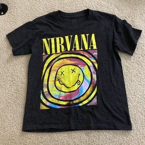 Nirvana tee shirt! barley worn!!